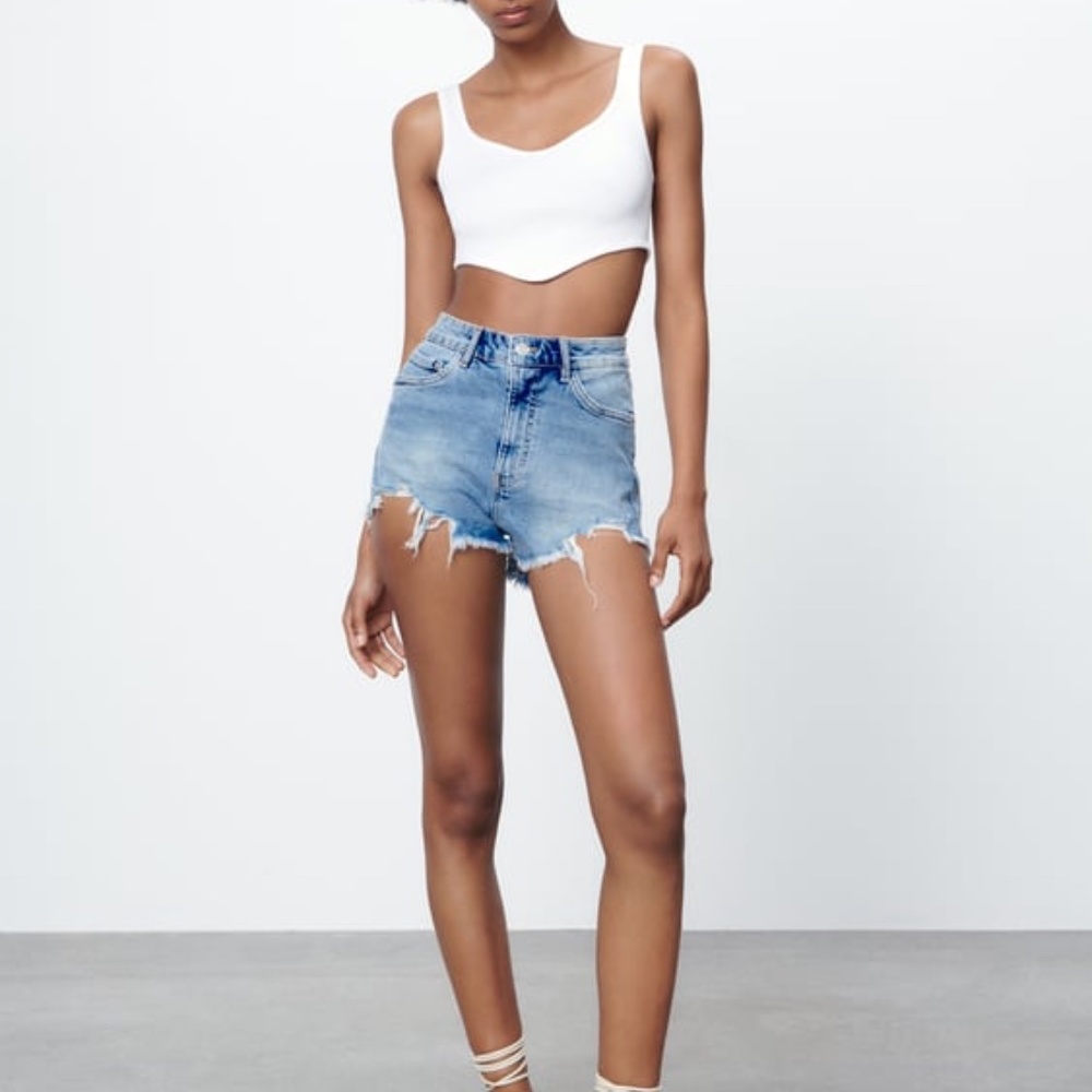 Zara jean shorts